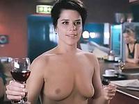 Neve Campbell exposes sweet breasts and tight ass